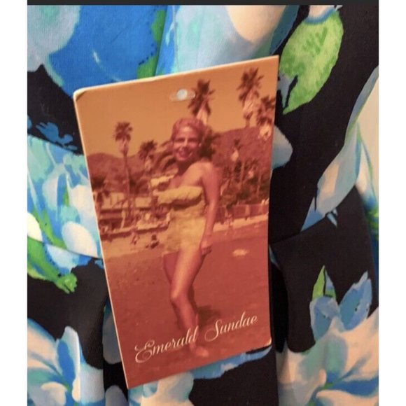 Emerald Sundae XL Juniors Fit And Flair Spring Summer Dress NWT New - Picture 3 of 7